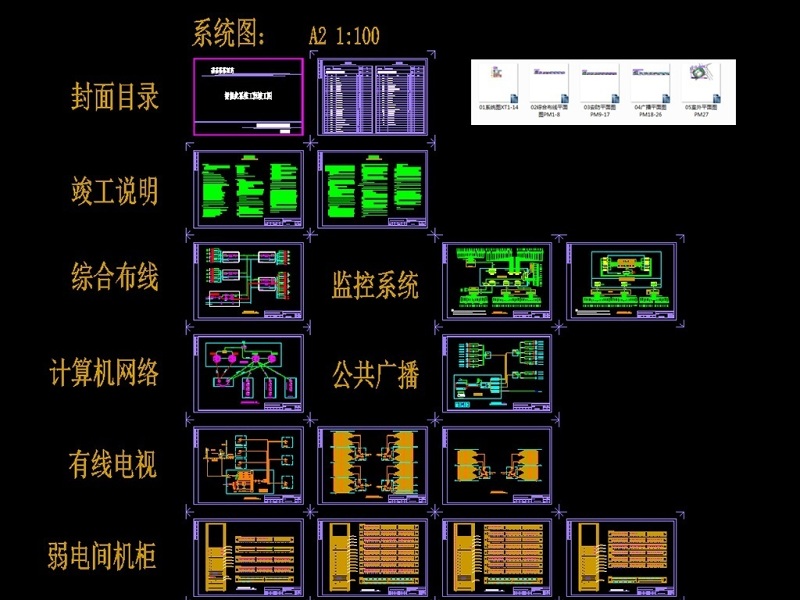 原创酒店智能化工程竣工图纸CAD弱电智能化-版权可商用 原创酒店智能化工程竣工图纸CAD弱电智能化-版权可商用