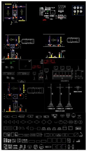 原創安防監控LED攝像頭電腦CAD-版權可商用