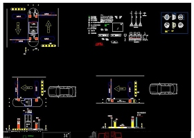 原創安防監控LED攝像頭電腦CAD-版權可商用