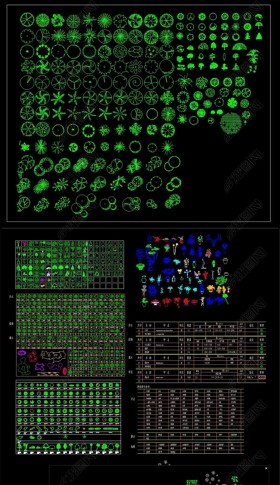 原創(chuàng)園林景觀CAD圖庫(kù)大全-版權(quán)可商用