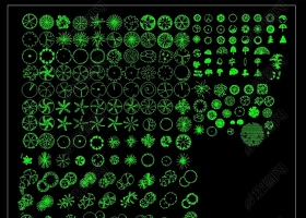原創(chuàng)園林景觀CAD圖庫大全-版權可商用