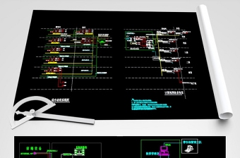 原創一套醫院弱電系統CAD施工圖CAD平面圖