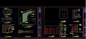 原创轻钢龙骨石膏板隔墙CAD-版权可商用