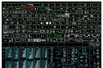 家具五金零配件ＣＡＤ图库大全