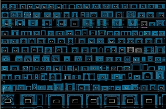 原創電視機背景墻CAD-版權可商用