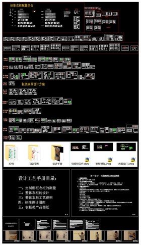 板式柜類(lèi)家具設(shè)計(jì)資料CAD圖庫(kù)大全