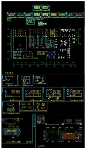 健身房全套CAD施工圖