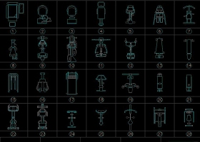 原創(chuàng)CAD健身器材設(shè)計(jì)圖紙跑步機(jī)器材設(shè)計(jì)圖庫-版權(quán)可商用