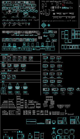原創(chuàng)CAD廚房電器用品圖庫(kù)櫥柜五金潔具家居-版權(quán)可商用