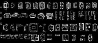 AutoCAD沙發(fā)圖庫下載